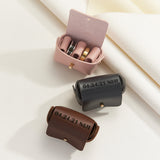 Funny Face Tie - Personalized Any Name Leather Wedding Ring Box