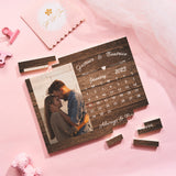 Personalized Photo Building Block Puzzle - gift for husband, wife, boyfriend, girlfriend