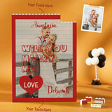 Will You Marry Me - Personalized Couple Photo Puzzle