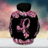 Faith Hope Love - Breast Cancer Awareness All Over T-shirt and Hoodie 0822