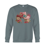 Cowgirl Hat And Flowers - Personalized Cowgirl T-shirt And Hoodie