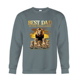 Best Dad In The Pride Lands - Personalized Father T-shirt And Hoodie