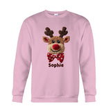 Reindeer Sweatshirt - Personalized Kid T-shirt And Hoodie
