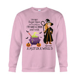 I'm Not Sugar Spice And Everything Nice - Personalized Witch T-shirt And Hoodie