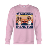 Dear Mom, Thank You - Personalized Mother T-shirt And Hoodie