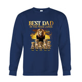 Best Dad In The Pride Lands - Personalized Father T-shirt And Hoodie