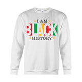 I Am Black History - Personalized African American T-shirt And Hoodie