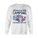 Husband And Wife Camping Partners For Life - Camping T-shirt and Hoodie 112021