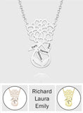 Personalized Cross Commemorative Photo Projection Charm
