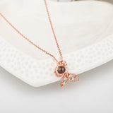 Mermaid Shape Photo Projection Charm - gift for anyone, who lost a loved one - Personalized Mermaid Shape Photo Projection Charm