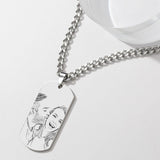 Any Photo - Personalized Engraved QR Code Necklace