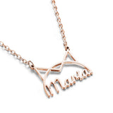 Personalized Cat Pet Name Necklace