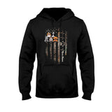 Love My Dogs - Personalized Independence Day Dog T-shirt and Hoodie