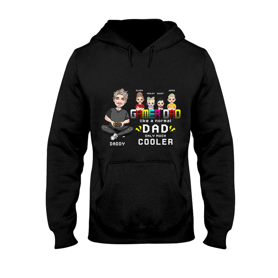 Gamer Dad - Personalized Video Game T-shirt and Hoodie