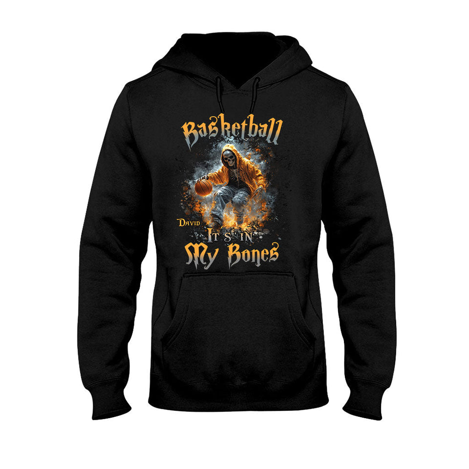 Basketball Is In My Bones - Personalized Basketball T-shirt And Hoodie