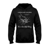 A Mom And Her Children - Personalized Mother's Day Mother T-shirt and Hoodie