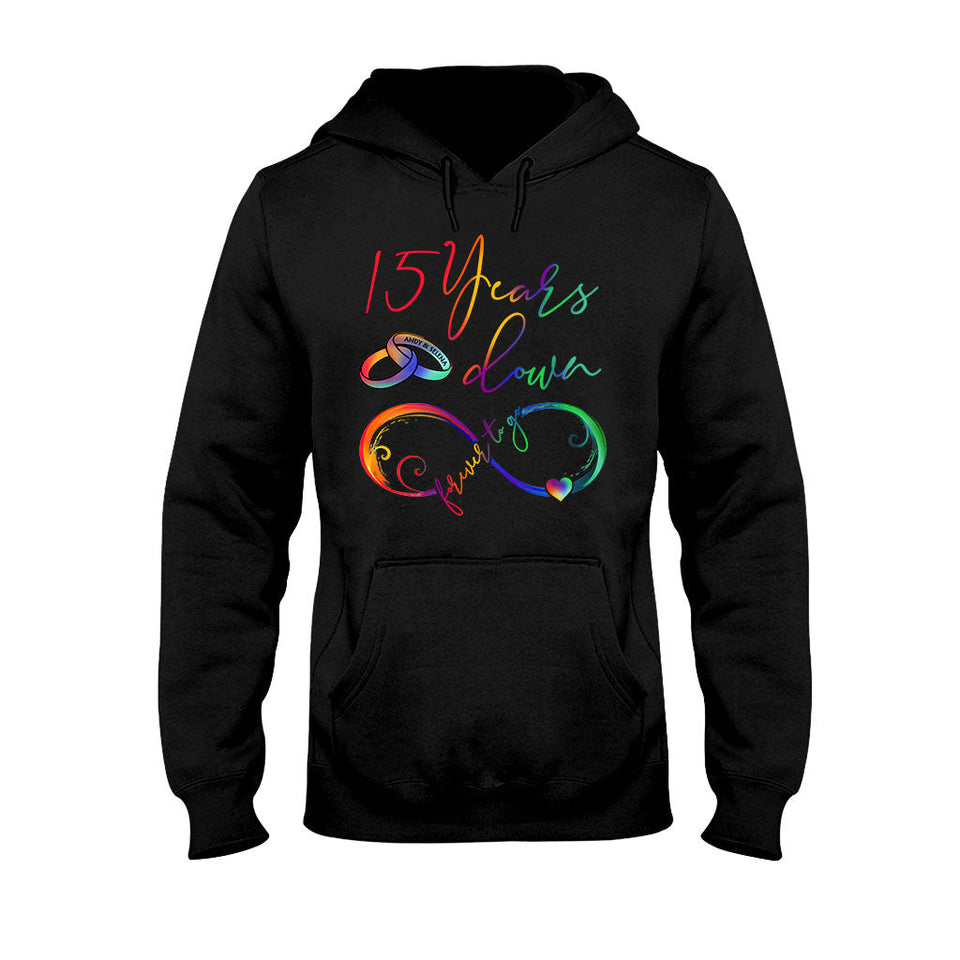 Forever To Go - Personalized Couple T-shirt and Hoodie