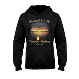 Husband And Wife Camping Partners For Life - T-shirt and Hoodie 1121
