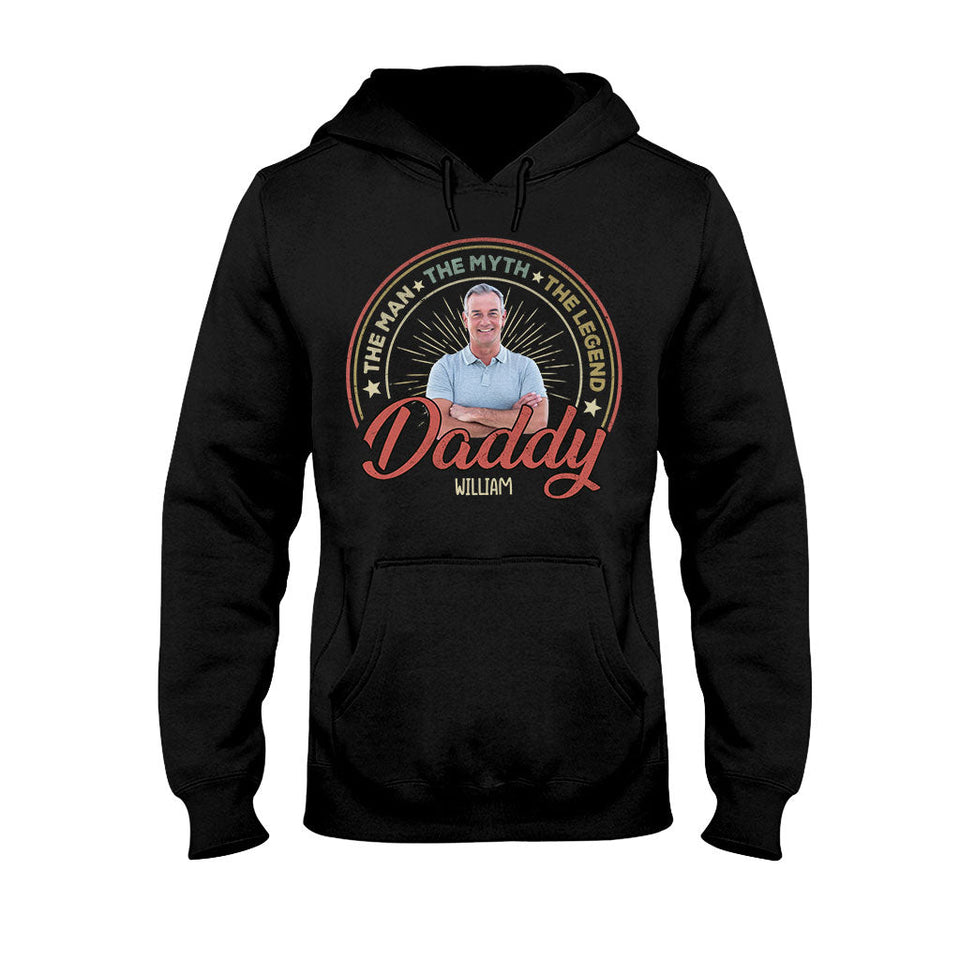 The Man The Myth The Legend - Gift for dad, grandpa - Personalized T-shirt And Hoodie