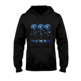 Blue Roses - Police Officer T-shirt And Hoodie 062021