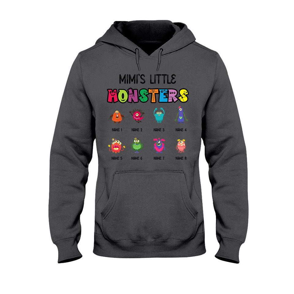 Granma Lil Monsters - Personalized Mother's Day Grandma T-shirt and Hoodie
