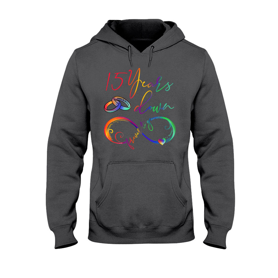 Forever To Go - Personalized Couple T-shirt and Hoodie