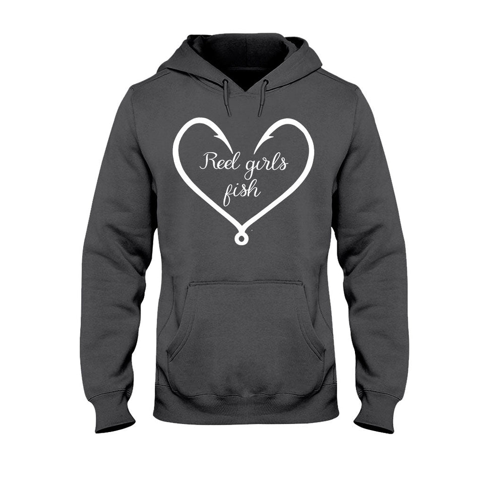 Reel Girl Fish - T-shirt and Hoodie 112021