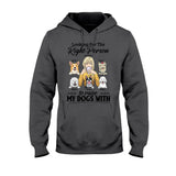 The Right Person To Raise My Dogs With - Personalized T-shirt and Hoodie