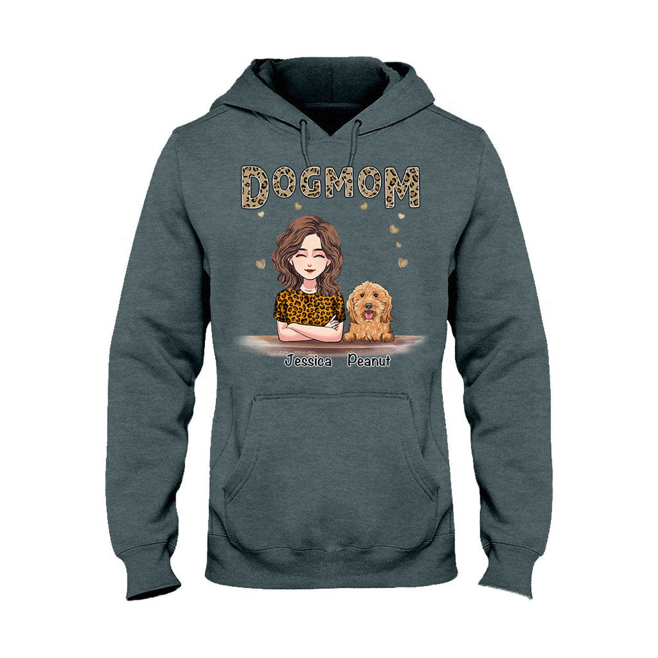 Dog Mom - Personalized Mother's day Dog T-shirt and Hoodie