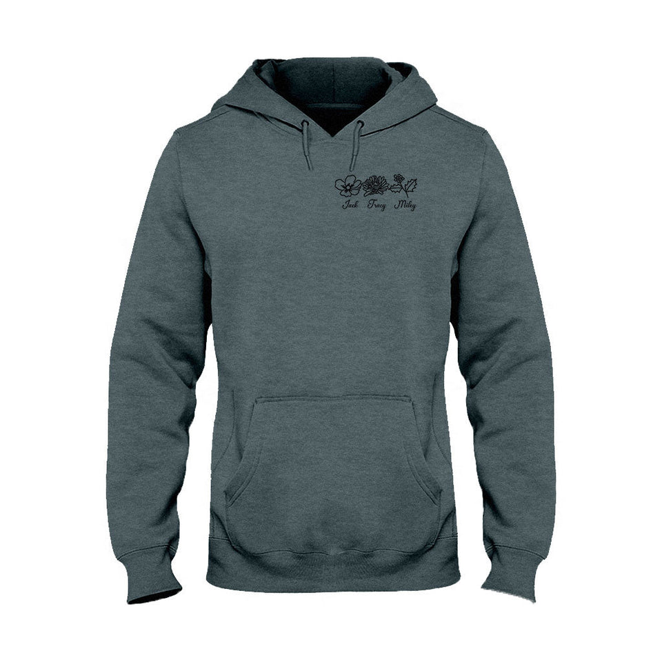 Birthday Flower - Personalized Mother's Day Mother T-shirt and Hoodie