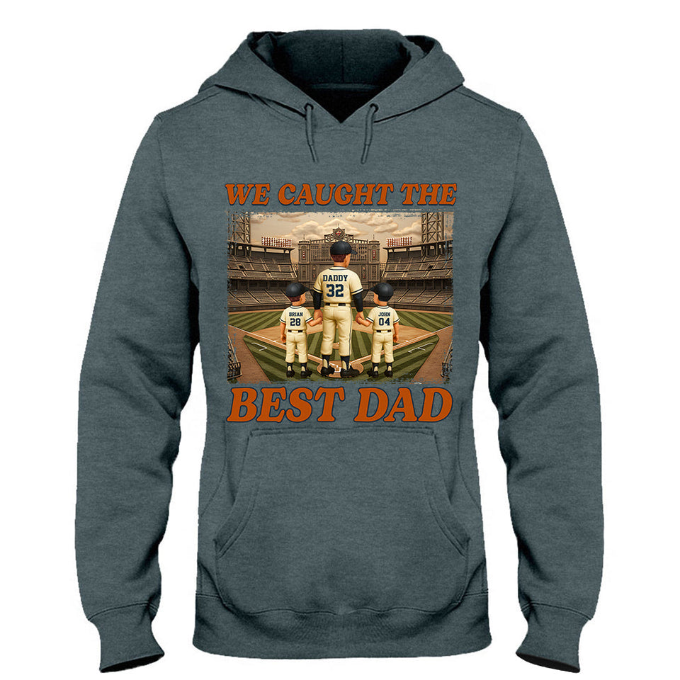 Baseball Dad - Personalized Father T-shirt & Hoodie
