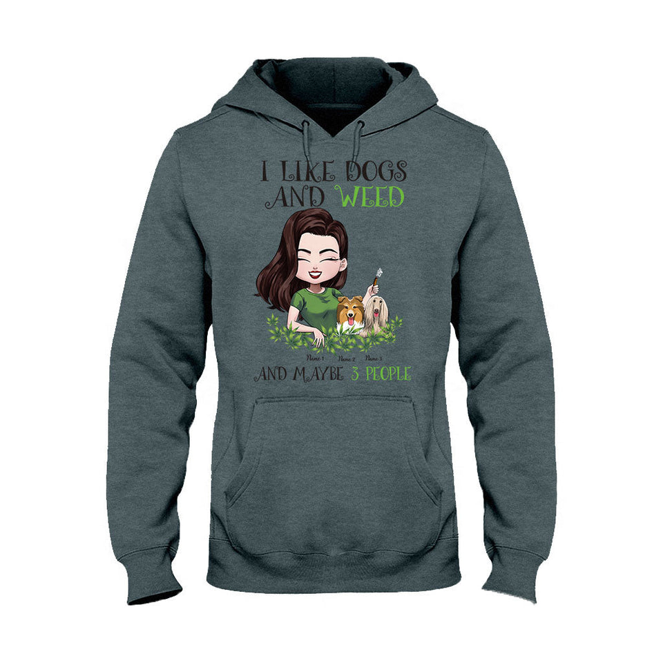 I Like Dogs - Personalized Dog T-shirt and Hoodie