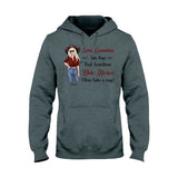 Real Grandmas Ride Horses - Personalized Mother's Day Grandma T-shirt and Hoodie