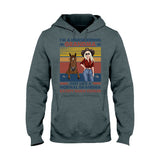 Horse Riding Grandma - Personalized Mother's Day Grandma T-shirt and Hoodie