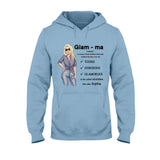 Glamma - Personalized Grandma T-shirt and Hoodie