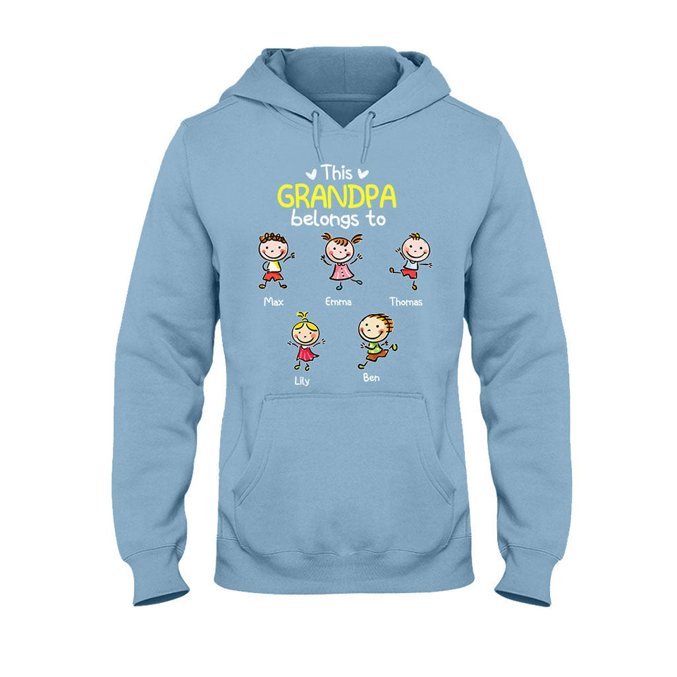 We Love You - Gift for grandma, dad, mom, grandpa - Personalized T-shirt And Hoodie