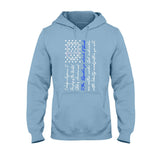 Police Badge Pledge Of Allegiance - Personalized Independence Day T-shirt and Hoodie