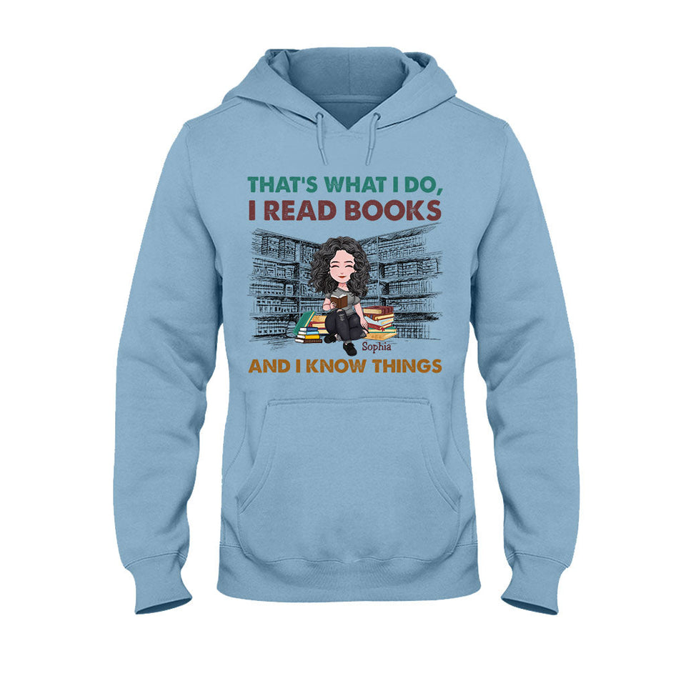 This Is My Reading Blanket - Personalized Book T-shirt and Hoodie