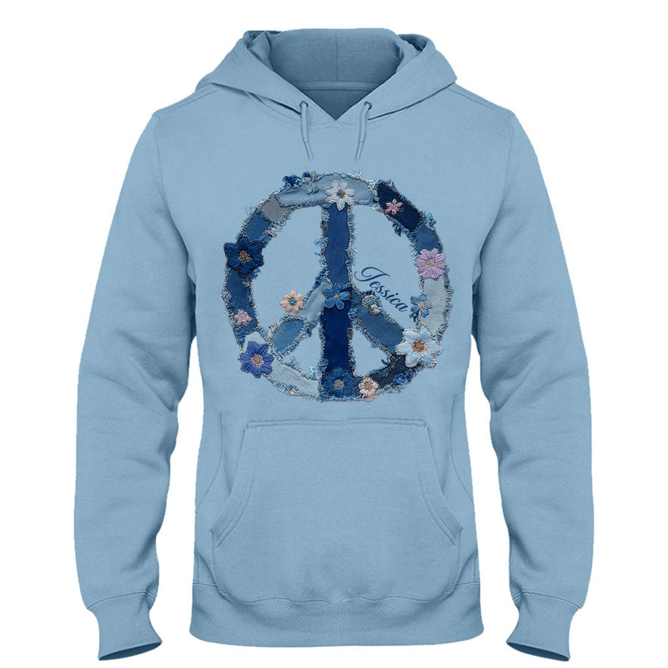 Hippie Soul - Personalized Hippie T-shirt And Hoodie