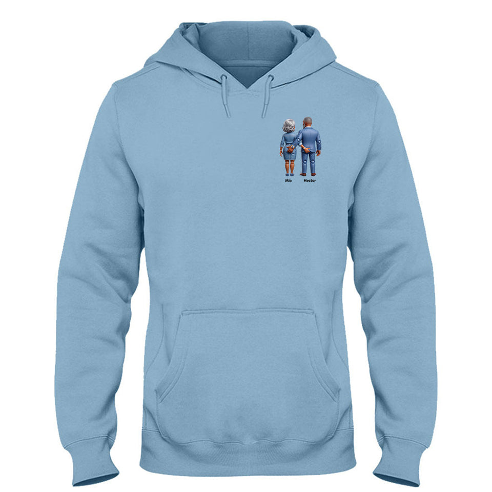 Annoying Each Other - Personalized Couple T-shirt And Hoodie