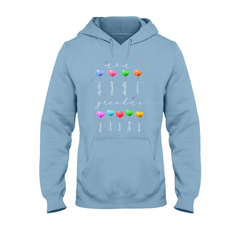 Mom Grandma - Personalized Mother's Day Grandma T-shirt and Hoodie