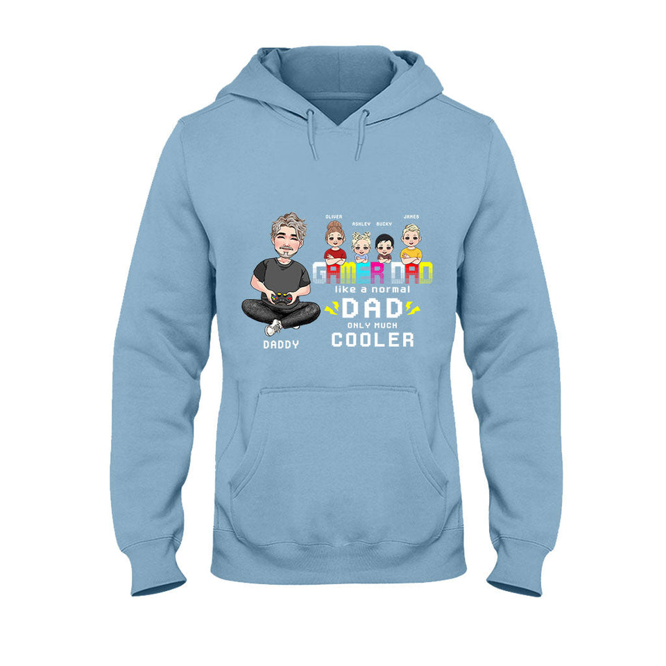 Gamer Dad - Personalized Video Game T-shirt and Hoodie