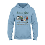 Husband And Wife Camping Couple For Life - Personalized Couple Camping T-shirt and Hoodie