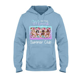 Hot Mess Moms Summer Club - Personalized Bestie T-shirt and Hoodie