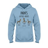 Little Asses - Gift for dad, grandpa, mom, uncle, aunt, grandma - Personalized T-shirt And Hoodie