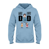 A Sons First Hero A Daughters First Love - Personalized Father T-shirt and Hoodie