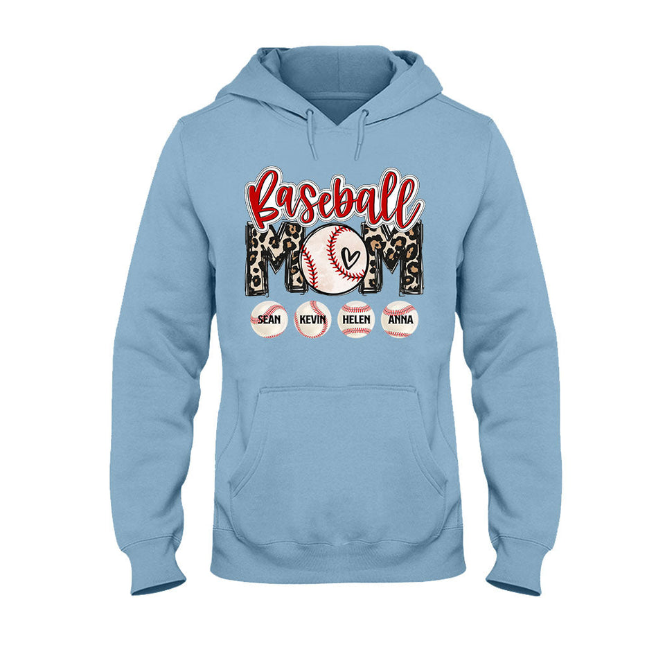 Baseball Mom - Personalized Baseball T-shirt and Hoodie