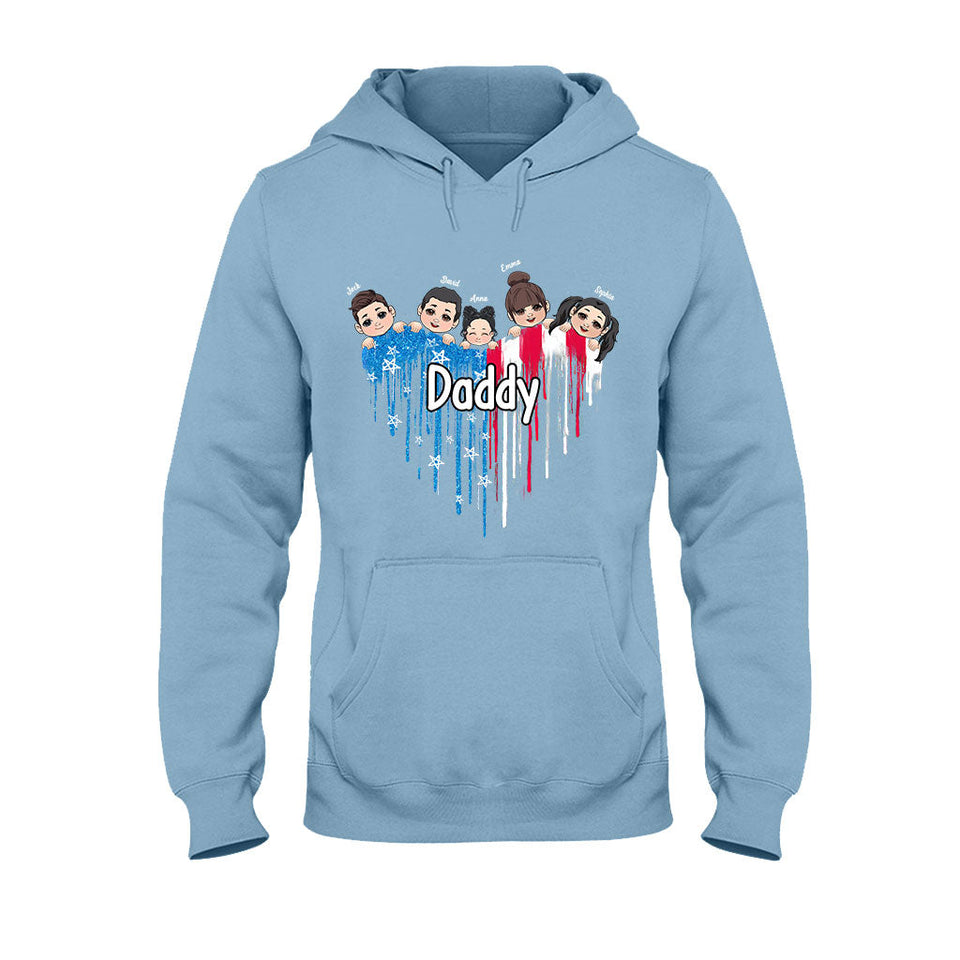 Best Dad Ever - Personalized Father T-shirt and Hoodie