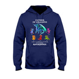 Father Of Dragons - Personalized Father's Day T-shirt and Hoodie