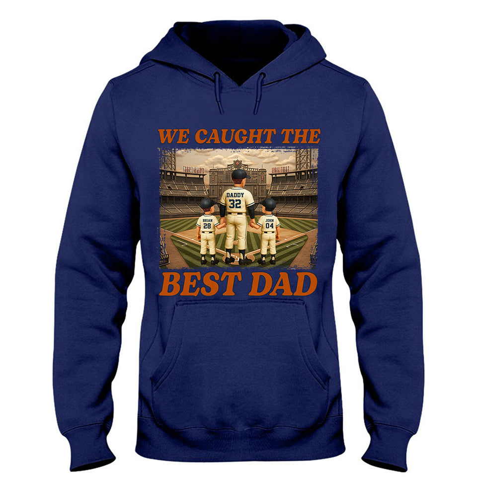 Baseball Dad - Personalized Father T-shirt & Hoodie